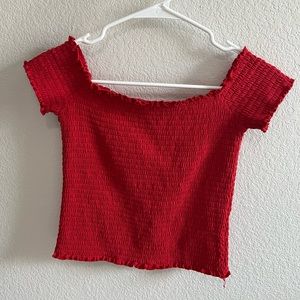 Hollister off the shoulder top size M